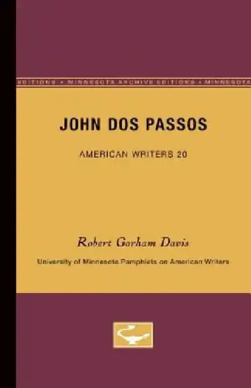 Cover of John Dos Passos - American Writers 20