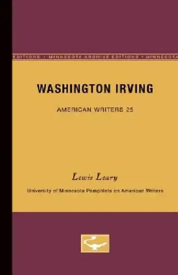 Cover of Washington Irving - American Writers 25