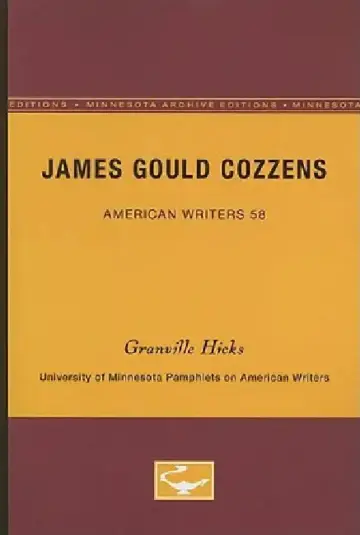 Cover of James Gould Cozzens - American Writers 58