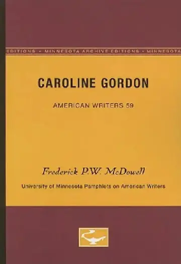 Cover of Caroline Gordon - American Writers 59