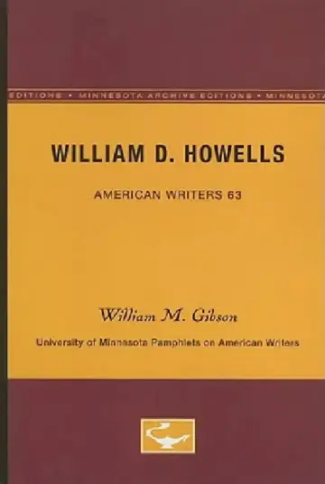 Cover of William D. Howells - American Writers 63