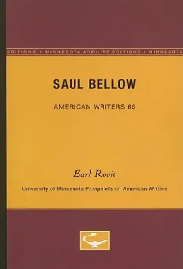 Cover of Saul Bellow - American Writers 65