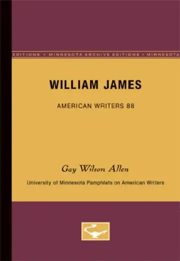 Cover of William James - American Writers 88