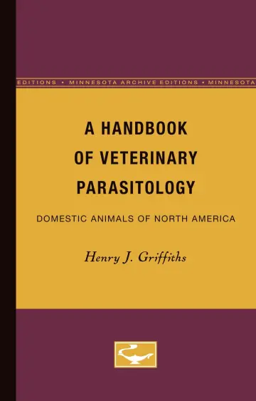 Cover of A Handbook of Veterinary Parasitology