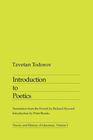 Cover of Introduction to Poetics