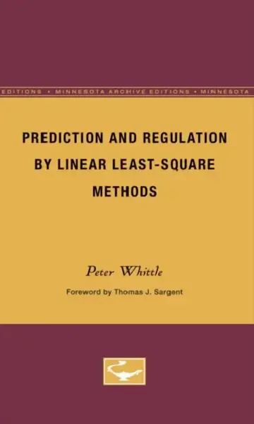 Cover of Prediction and Regulation by Linear Least-Square Methods