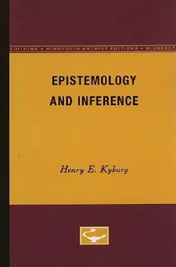 Cover of Epistemology and Inference