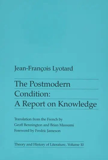 Cover of The Postmodern Condition