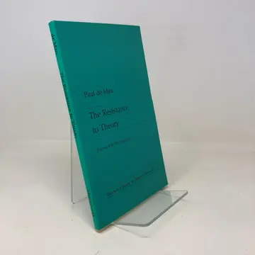 Cover of The Resistance to Theory