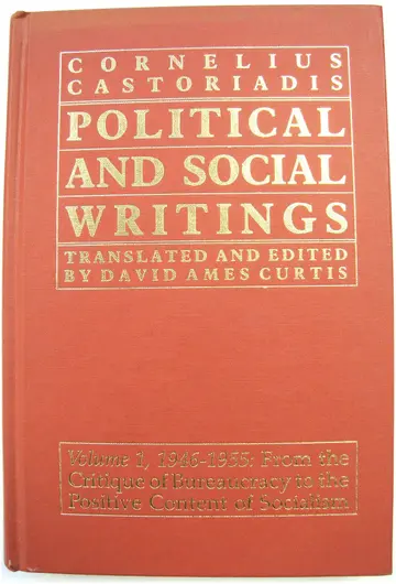 Cover of 1946-55 - From the Critique of Bureaucracy to the Positive Content of Socialism (v. 1)