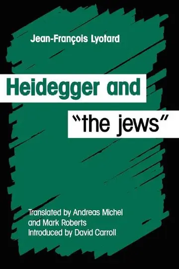 Cover of Heidegger and "the Jews"