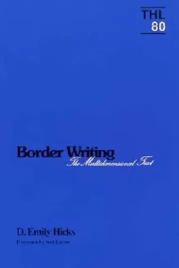 Cover of Border Writing