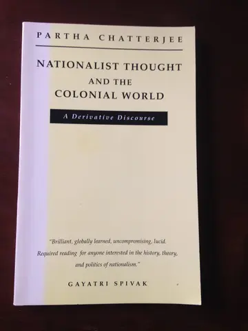 Cover of Nationalist Thought and the Colonial World