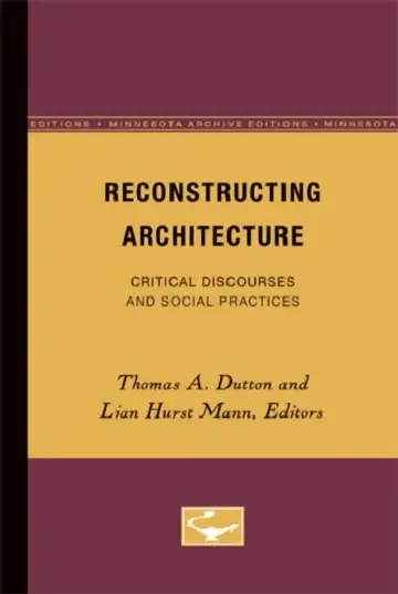 Cover of Reconstructing Architecture