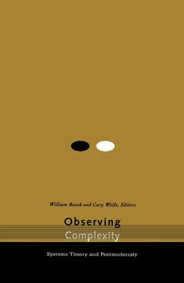 Cover of Observing Complexity