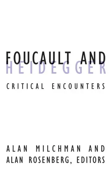 Cover of Foucault and Heidegger