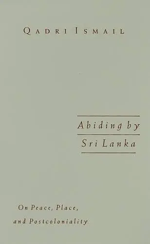 Cover of Abiding by Sri Lanka