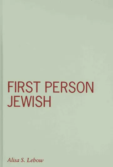 Cover of First Person Jewish