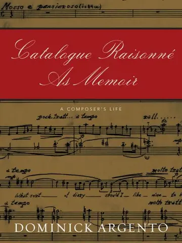 Cover of Catalogue Raisonne as Memoir