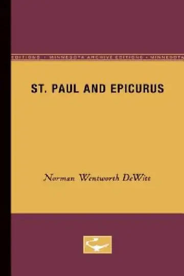 Cover of St. Paul and Epicurus