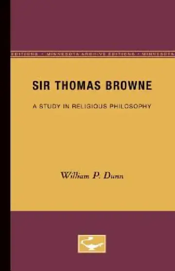 Cover of Sir Thomas Browne