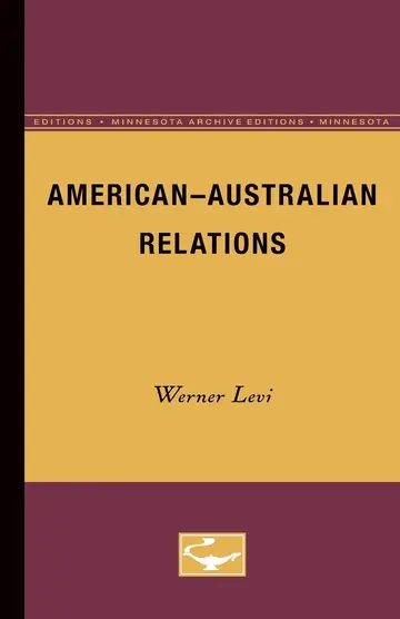 Cover of American-australian Relations
