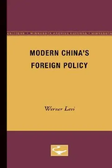 Cover of Modern China's Foreign Policy