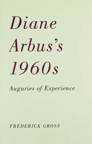 Cover of Diane Arbus's 1960s