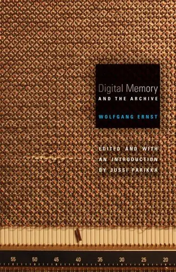 Cover of Digital Memory and the Archive