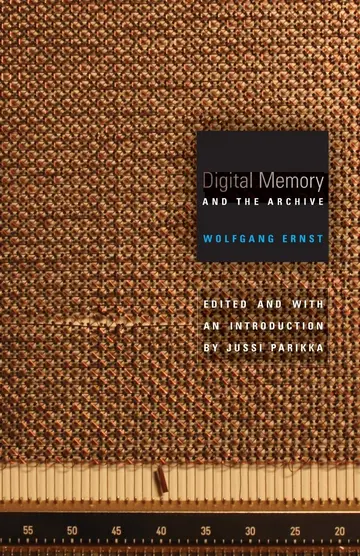 Cover of Digital Memory and the Archive