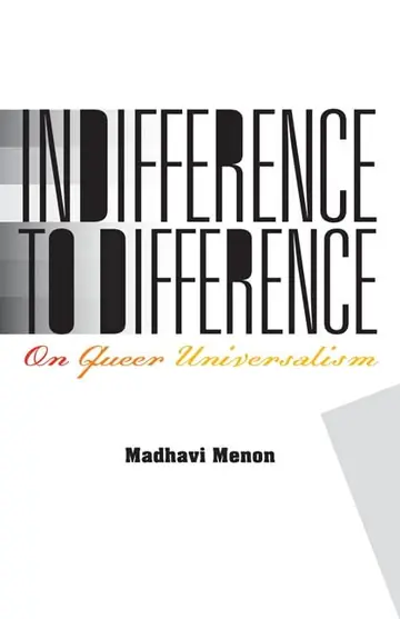 Cover of Indifference to Difference
