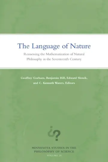 Cover of The Language of Nature