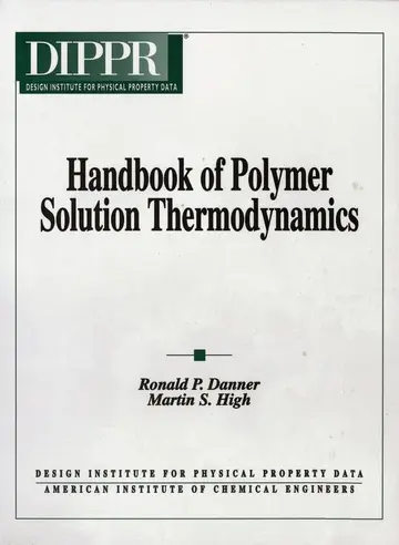 Cover of Handbook of Polymer Solution Thermodynamics