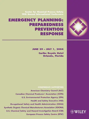 Cover of Emergency Planning