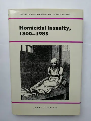 Cover of Homicidal Insanity 1800-1985