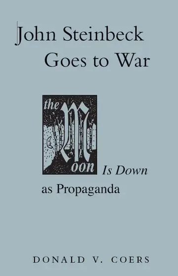 Cover of John Steinbeck as Propagandist