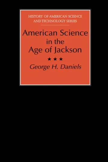 Cover of American Science in the Age of Jackson