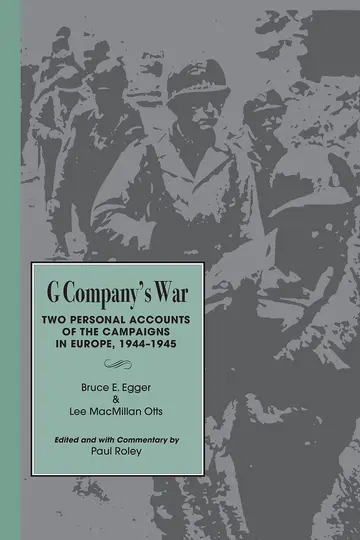 Cover of G Company's War