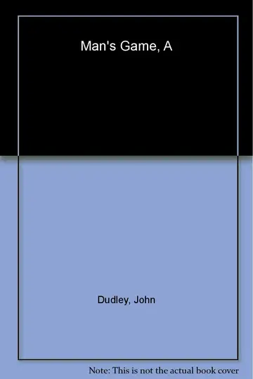 Cover of A Man's Game