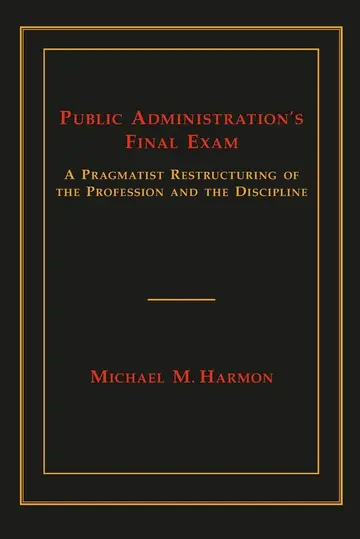 Cover of Public Administration's Final Exam