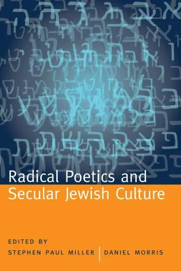 Cover of Radical Poetics and Secular Jewish Culture