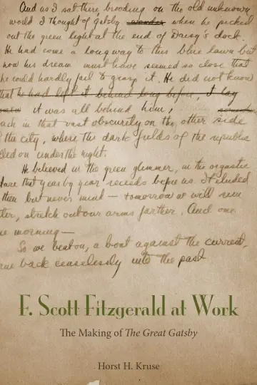 Cover of F. Scott Fitzgerald at Work
