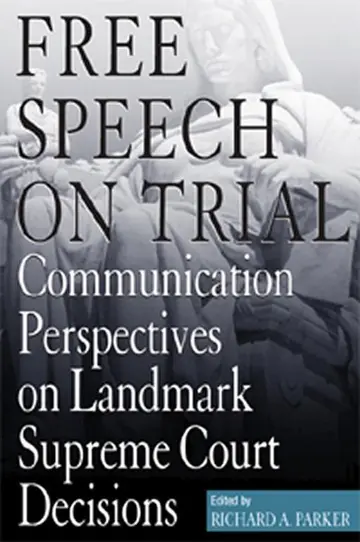 Cover of Free Speech on Trial