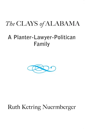 Cover of The Clays of Alabama