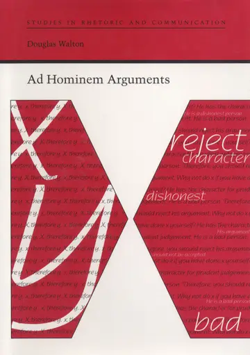 Cover of Ad Hominem Arguments