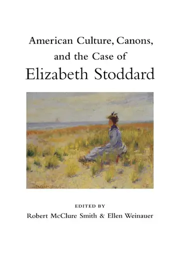Cover of American Culture, Canons, and the Case of Elizabeth Stoddard