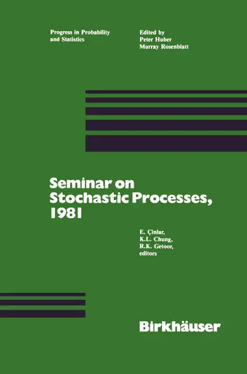 Cover of Seminar on Stochastic Processes, 1981