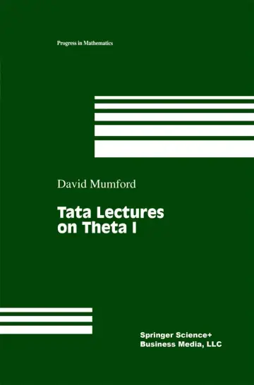 Cover of Tata Lecture on Theta I