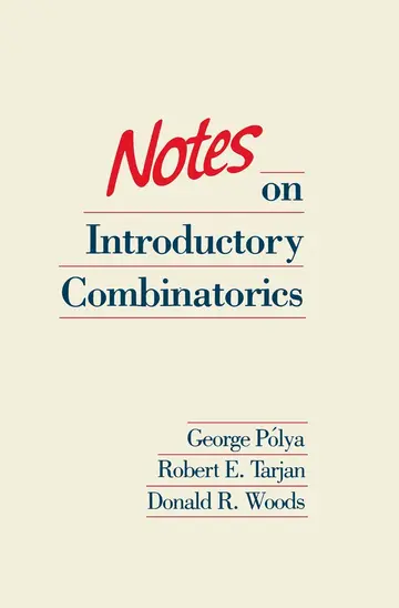 Cover of Notes on Introductory Combinatorics