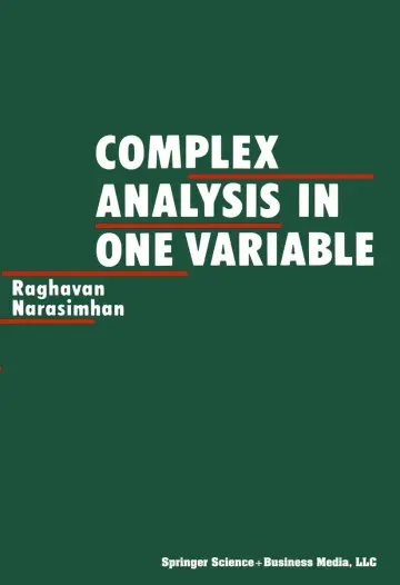Cover of Complex Analysis in One Variable
